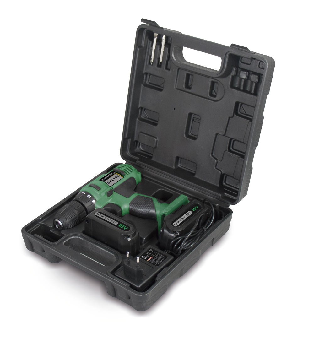 Trapano/avvitatore a percussione a batteria, 18 V, BHL 118 PK