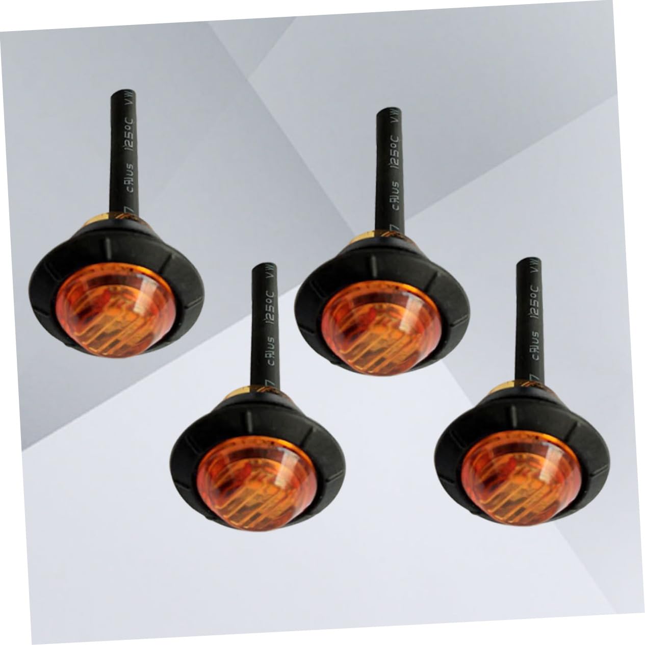 SUPVOX 20 Luces Laterales Redondas de 3 LED 12 V para Remolque y Camión Alta Luminosidad y Fácil Instalación