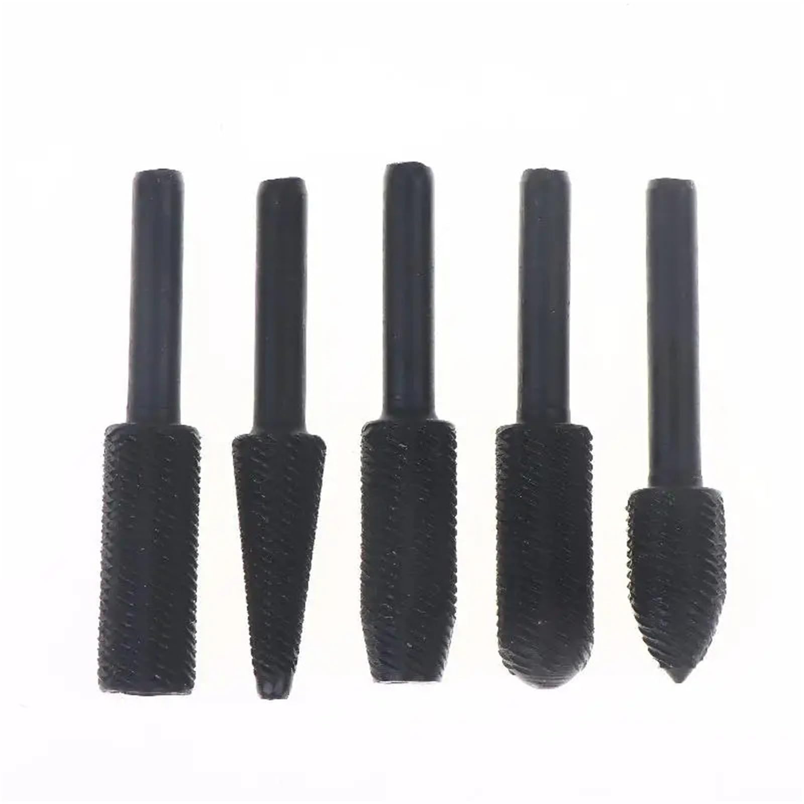 Heavy Duty Rotary File 5pcs Burr Set Cutting, Wood Carving, Rotary Rasp Drill Bit Files for Woodworking, Carpentry, Engrav(Color 02)