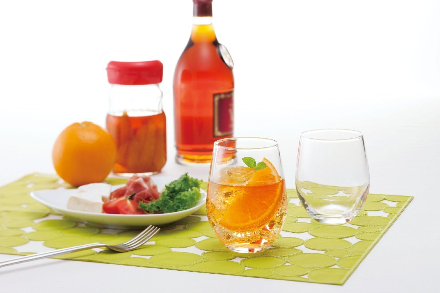 Toyo Sasaki Glass G101-T270 Wine Glass, 11.8 fl oz (325 ml), Set of 2, Red and White, Made in Japan, Dishwasher Safe, Stylish
