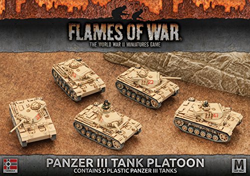 FLAMES of WAR: 15mm; Afrika Korps Panzer III