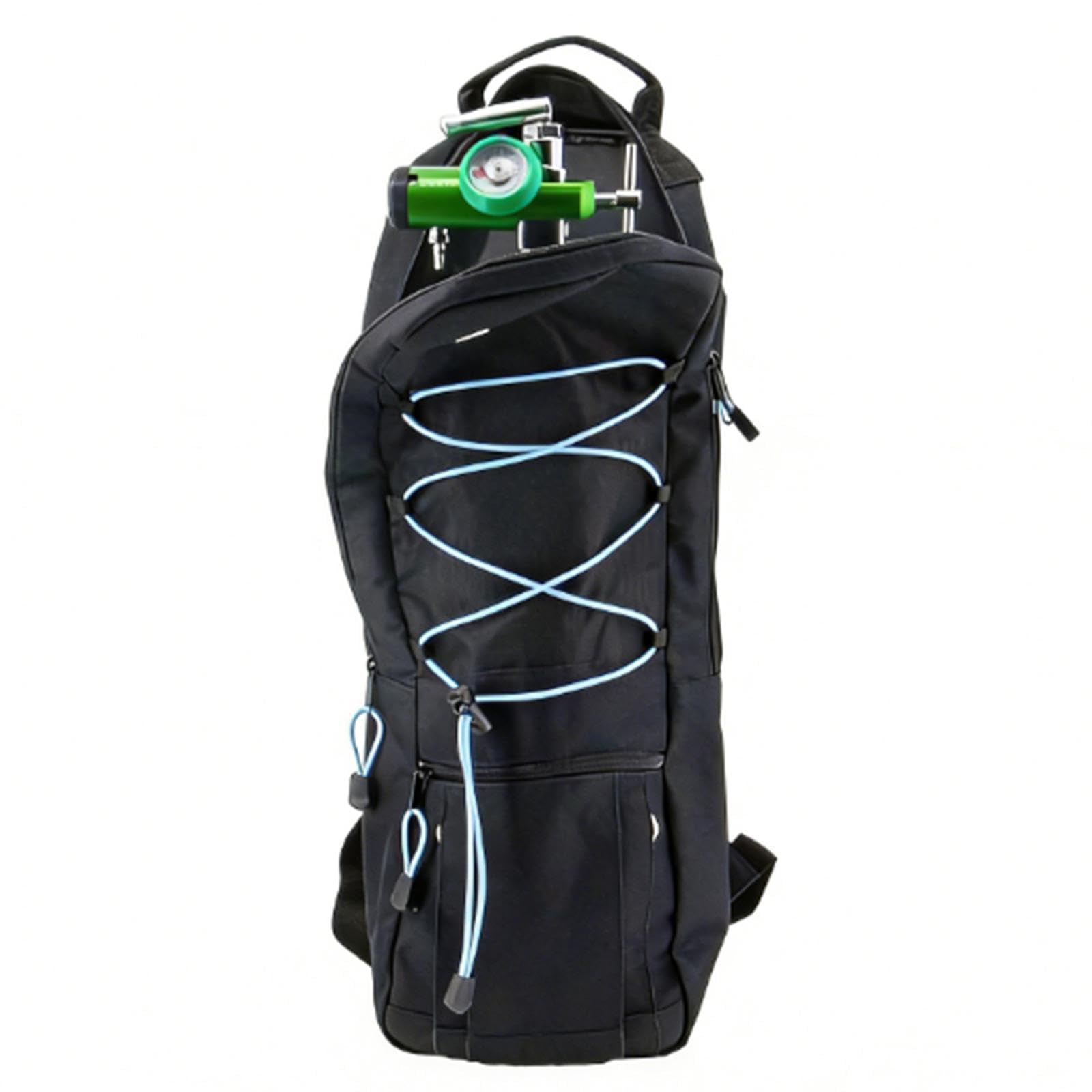 harayaa Zaino per Bombole di Ossigeno, Zaino Portatile per Serbatoio di Ossigeno in Tessuto Oxford, Borsa Porta Bombole, 52 x 25 CM