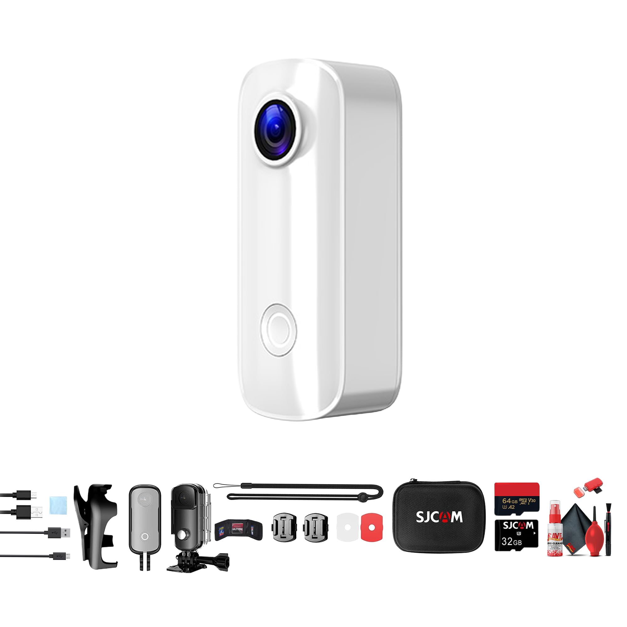 ビデオカメラ SJCAM Amazon.com : SJCAM C100 Plus Action Camera in White with 4K Video