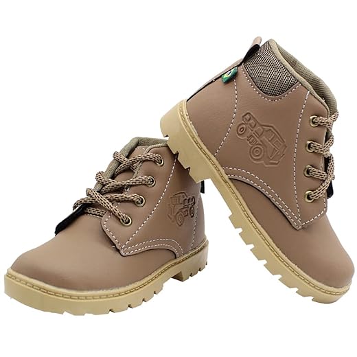 Bota Gibizinho Adventure Infantil Coturno Marrom Claro Bege