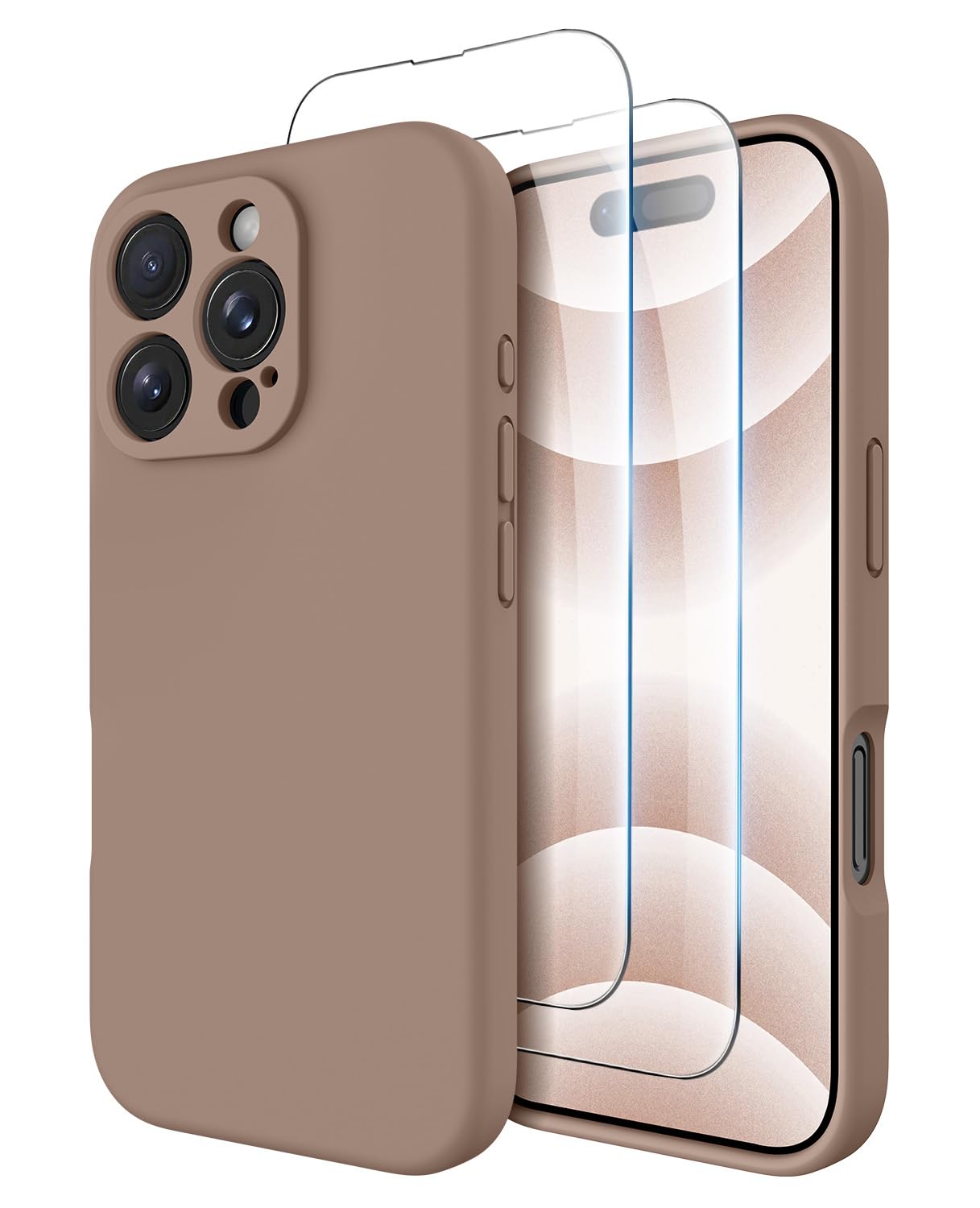 OTOFLY Compatible With IPhone 16 Pro Case With 2 Pack Screen