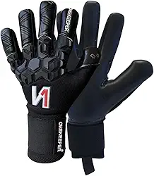 ONEKEEPER ACE Preto ou branco ou laranja ou preto e branco | Luva de goleiro de nível profissional para adultos e jovens | Luvas de goleiro de futebol GK | Látex de contato de 3,5 mm | Corte negativo