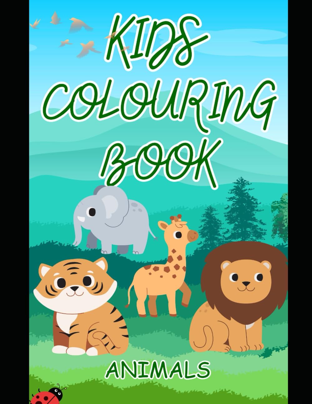 A Coloring Book for Tiny Artists: Animals