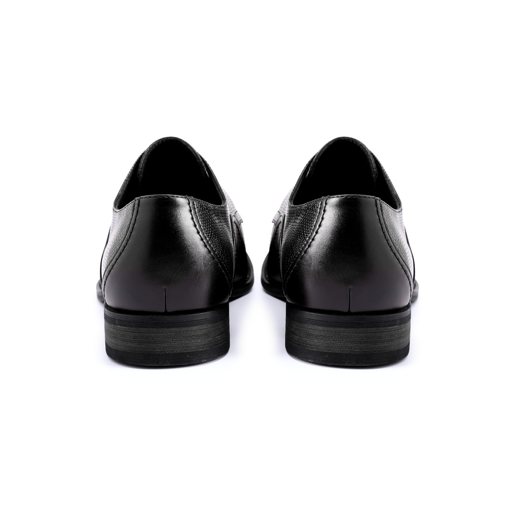 YFFUSHI Zapatos Derby Hombre con Cordones y Estampado de Serpiente Calzado Formal Elegante para Negocios Bodas y Trabajo