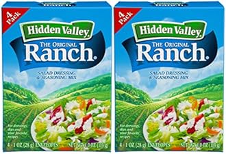 Hidden Valley Original Ranch Seasoning and Salad Dressing Mix, Eight 1 Ounce Packets (8 Packets Total)