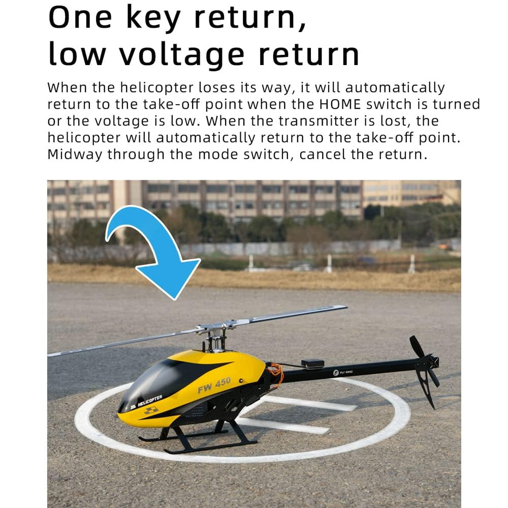 Helikopter RC dla dorosłych Podwójne silniki bezszczotkowe Napęd bezpośredni 6-kanałowe helikoptery RC Outdoor GPS Odwrócony lot, doskonały pilot 3D Samolot Prezenty Ulepszony mini