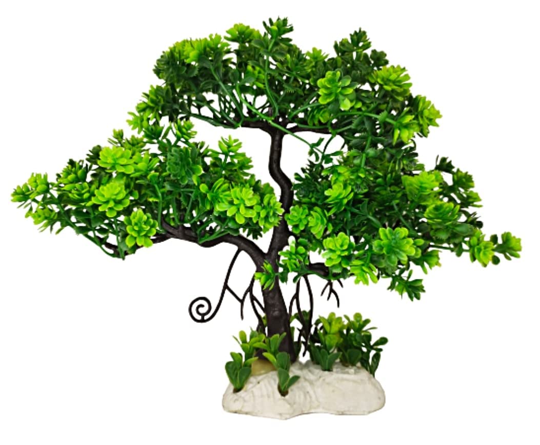Aquarium Artificial Plastic Bonsai Plant Fish Tank Ornament Tree Decoration (B09MR65MTM) Amazon Price History, Amazon Price Tracker