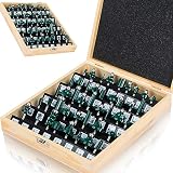 Lubein - Set di 43 punte per fresa con codolo da 6,35 mm, in metallo duro, per porte, tavoli, armadi, scaffali, pareti, fai da te, lavorazione del legno (1/4+3D)