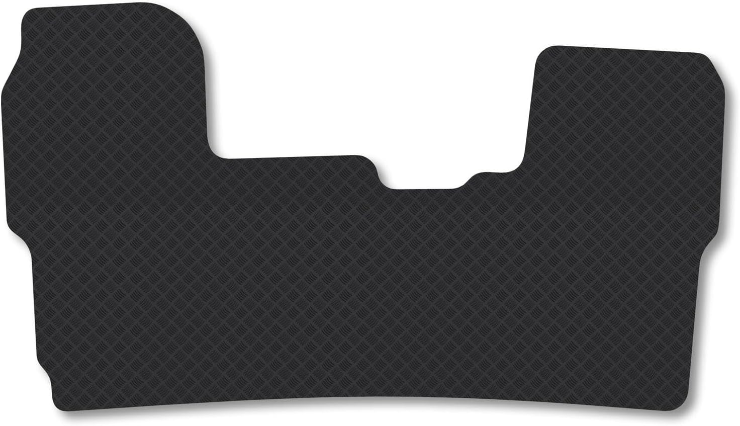 Ford Transit (2006-2014) Rubber Van Mats Accessories Tailored Fit Compatible Accessory Waterproof Protection Non-Slip Car Floor Mats 3mm Thick Full Coverage Durable Coverage with Clips