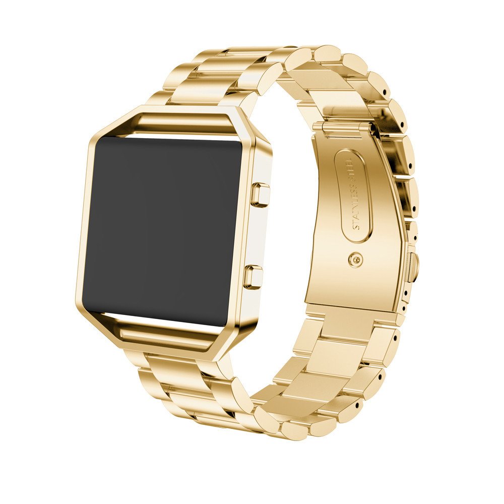 for Fibit Blaze Band, Herbstze Stainless Steel, Gold, Size No Size