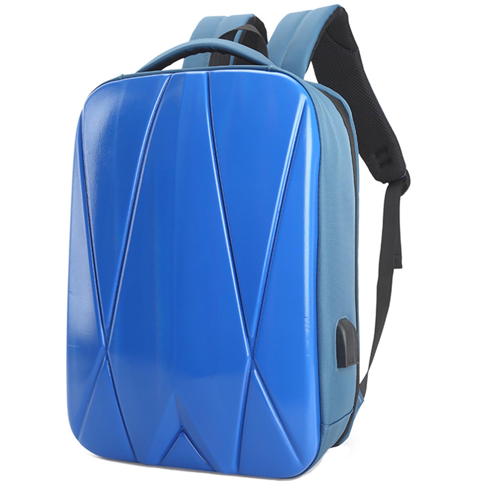 O-TBOST Gaming Backpack for Men 16 Inch Laptop Backpack Anti-theft Hard Shell Backpack with USB Port (Blue)
