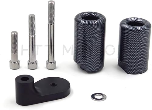 Miniatura 9 de HTTMT - Protector de caída de choque deslizante de marco de púas de aluminio para Suzuki GSXR1000 GSX-R 2001-2002 PN MT290-004