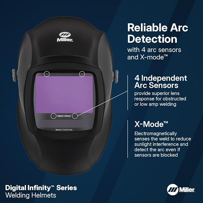 Miller Digital Infinity Careta para Soldar Auto Oscurecimiento miniatura 7