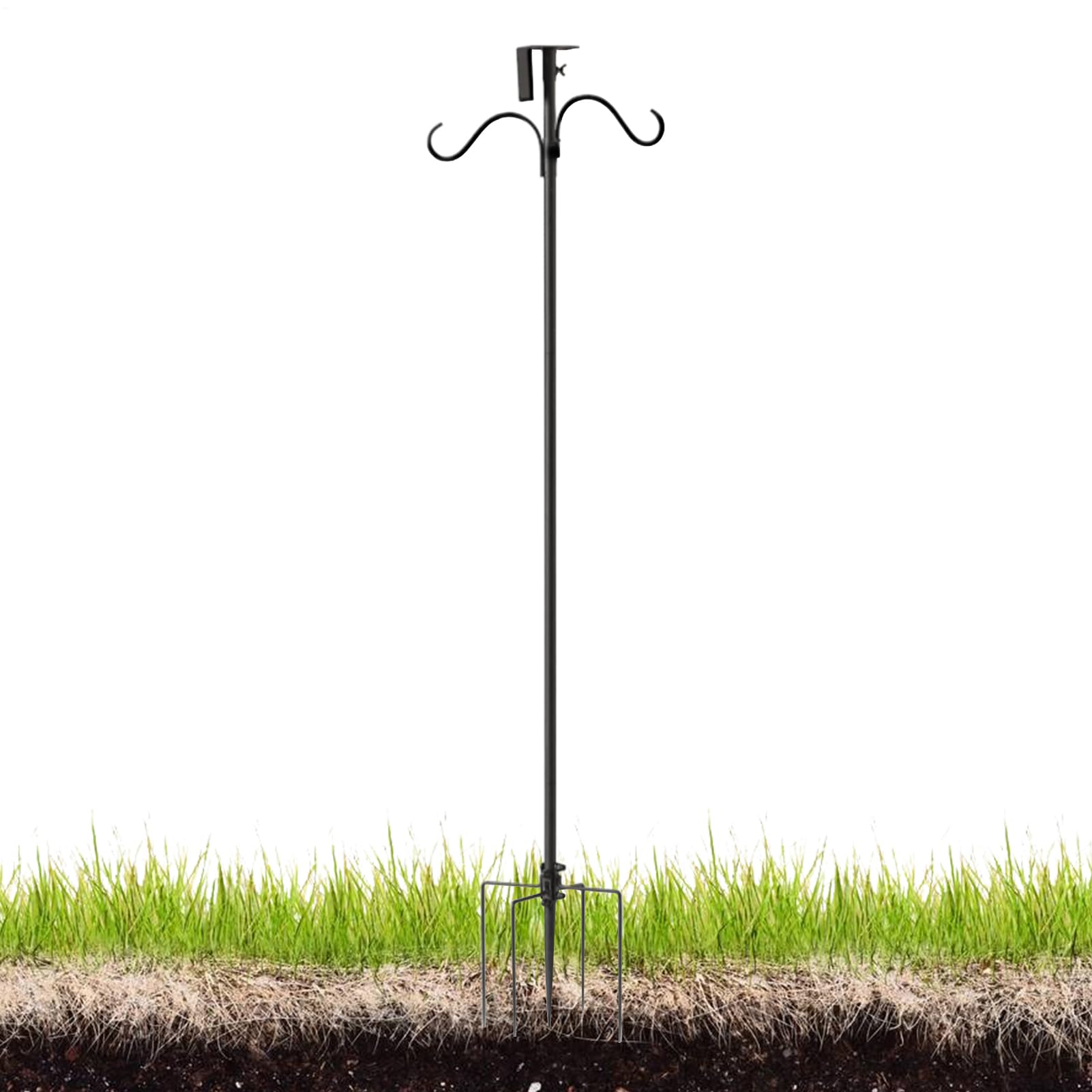 Kit Poste para Aves Poste Ajustable para Pajarera y Estación Meteorológica | Kit de Montaje Robusto para Soporte de Casita de Pájaros Decoración Jardín, Macetero, Observación Aves, Luces Solares,