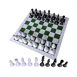 Jogo Tabuleiro Xadrez Oficial Gigante Rei 10cm Tabuleiro 40x40cm