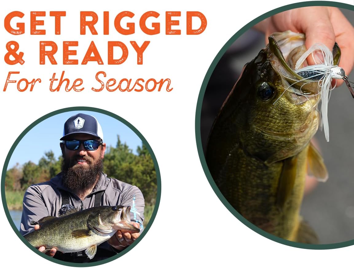 Catch Co Mystery Tackle Box Freshwater Largemouth and Smallmouth Bass Lures Fishing Kit