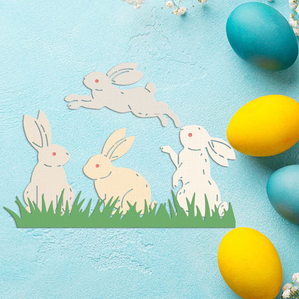 YROHGKPN Metal Die Cuts Easter Rabbit Lollipop Card Making Scrapbooking Paper Diy Stencil