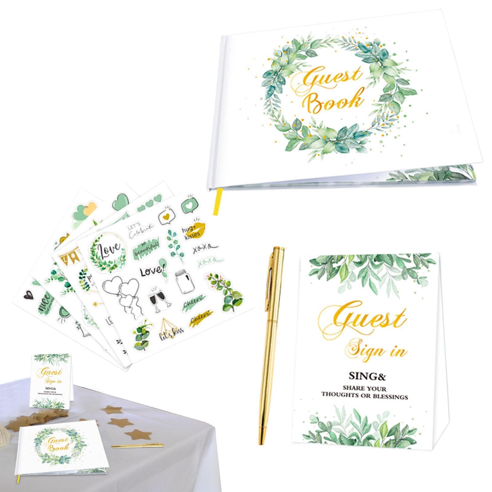 Álbum de firmas personalizado para regalo de pedida y fiestas de novia