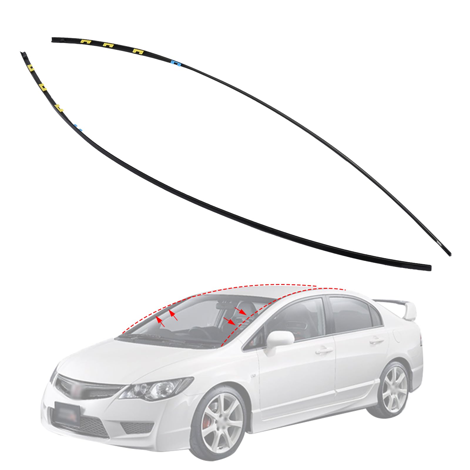 Amazon.com: Magimaker 73158-SNA-013 1 Pair Drip Side Molding