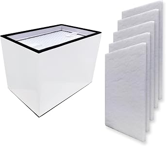 Replacement Filter Compatible With xTool F1 Desktop Smoke Air Purifier, Integrated True HE-PA Filter+5 Washable PreFilters, High Efficiency Smoke Removal for Laser Engraver Workshop, Home & Basement