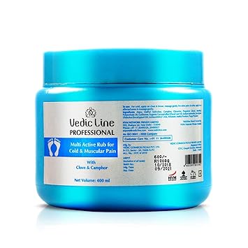 Vedicline Cold & Muscular Pain relief rub 400ml