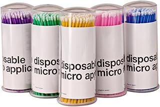 Micro aplicador cepillo conjunto de pestañas ...