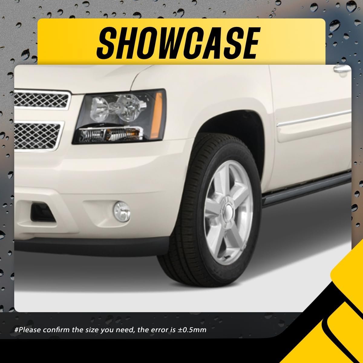1Pc Wheel Center Cap for 2007-14 Tahoe&Suburban 2007-13 Avalanche&Silverado 1500 Wheel Rim 182mm(7.17in) Silver Hub Cap Wheel Cover, Replacement 9597991 69574125 9596343