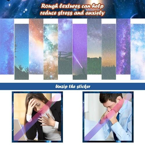 Auch 50Pcs Cosmic Nebula Cluster Anxiety Sensory Sticker, Relieve Anxiety For Student Kid Daughter Son Adult, Special Education School Supplies #TOP2