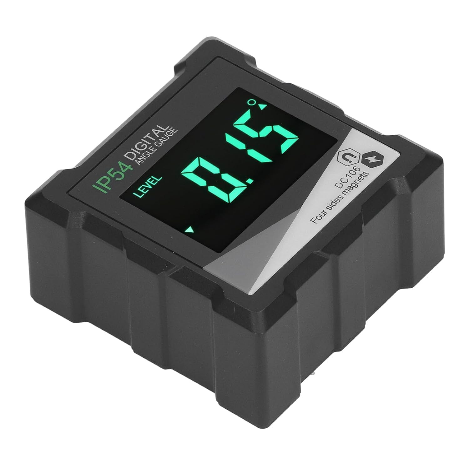 Real Instruments Digital Angle Finder DC106, Magnetic Level Box Angle Measuring Gauge LCD Backlit Display Automatic Shutdown High Accuracy Digital Inclinometer Rust Prevention 4x90 Degree Magnet - Image 2 thumbnail