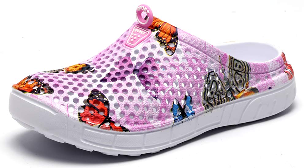 Eagsouni Unisex Garden Clogs Shoes Casual Slippers Quick Drying Sandals Summer Anti-Slip Beach Shoes for Men and Women