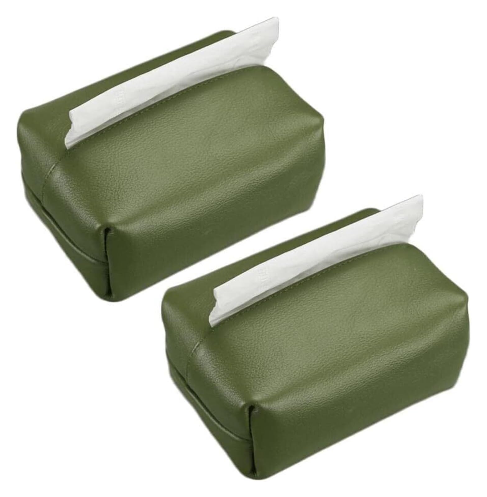 PU leather tissue box Tissue Box Cover PU Leather Multicolor