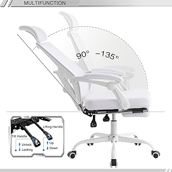 Amazon.com: Qulomvs Mesh Ergonomic Office Chair with