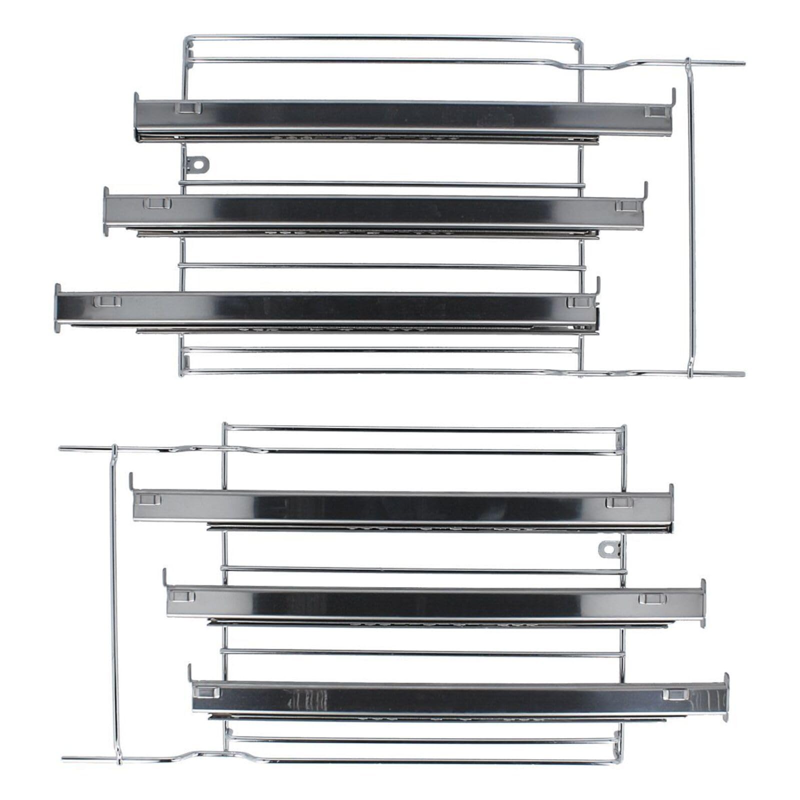 LUTH Premium Profi Parts Kompatibel mit Gorenje Haltegitterset mit Teleskopauszug 3-Fach für Backbleche Rost Ac057 471093 in Superior Backofen