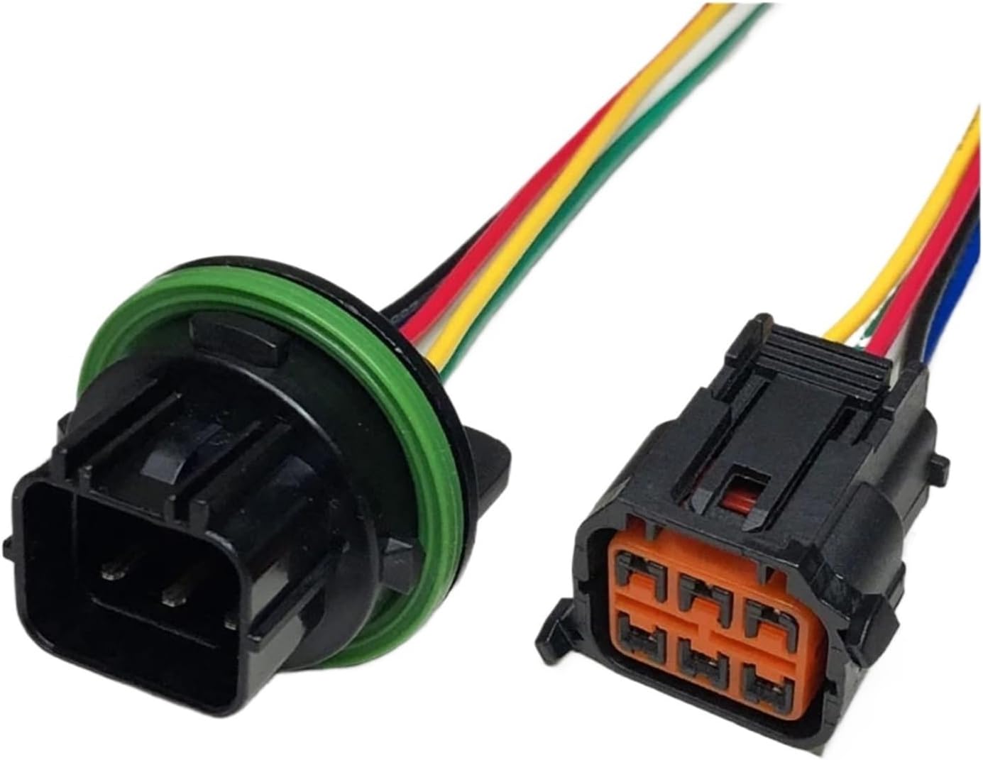 DJ7063X-1.5 Sedan Headlight Plug Sealed Waterproof Connector 6p8p10p Male/Female Socket HP066-06021 Line Length 15cm BHUPWZE(6p Female-A,5sets)