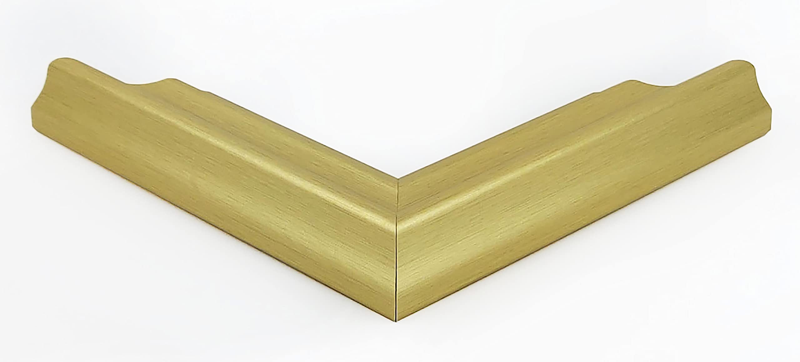 BIRAPA Bergamo - Cornice portafoto in oro singolo, 100 x 100 cm, in legno MDF con vetro sintetico antiriflesso
