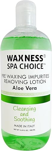 Waxness Spa Choice Loción predepilante Aloe Vera 16.9 fl oz  16.9 fl oz