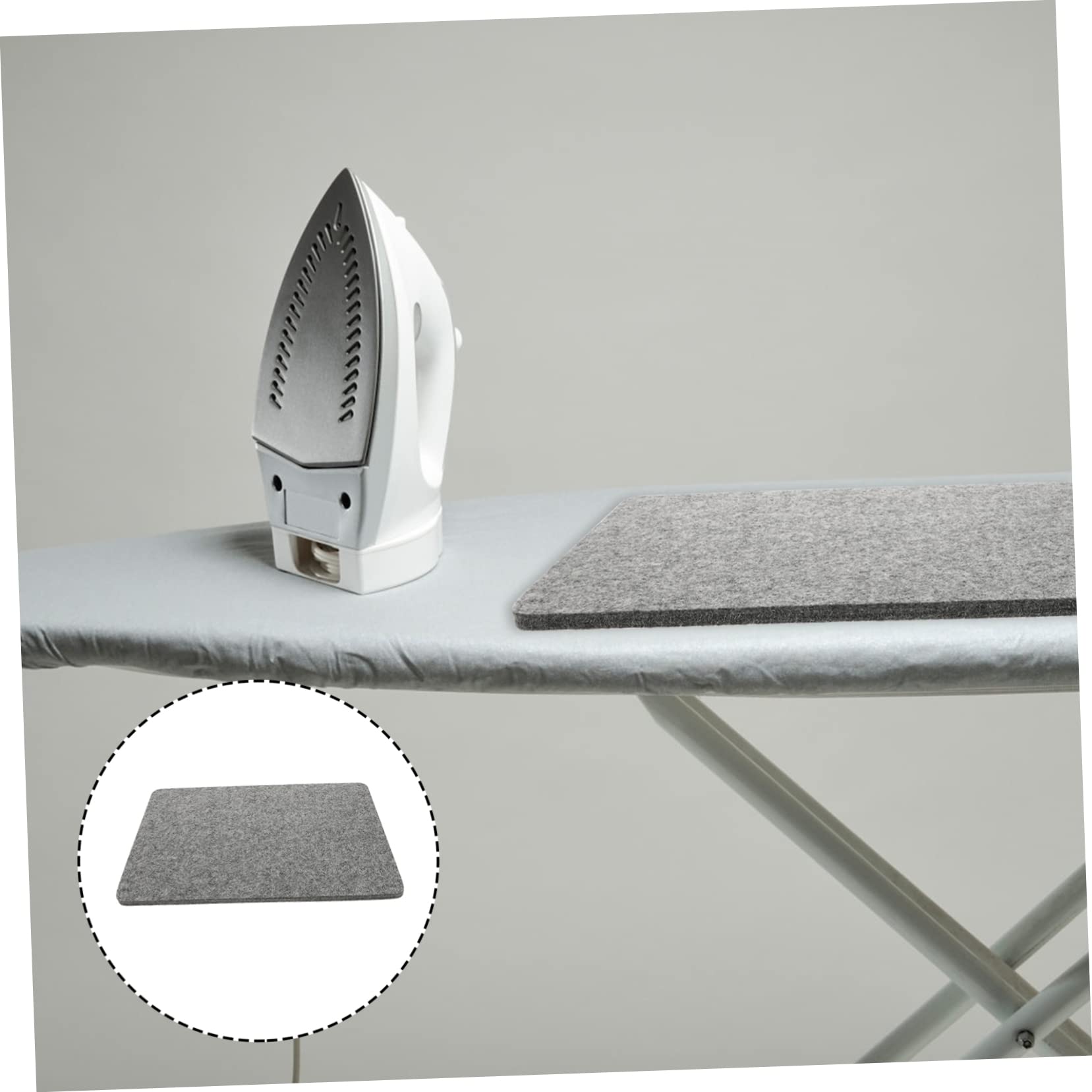 Tragbare Bügelmatte aus Wollfilz 12x18 Zoll gegen Glanz und Brandspuren | Wollfilz, Hitzebeständig und Leicht zu Verstauen, Bügelunterlage für Tisch, 12x18 Zoll Format