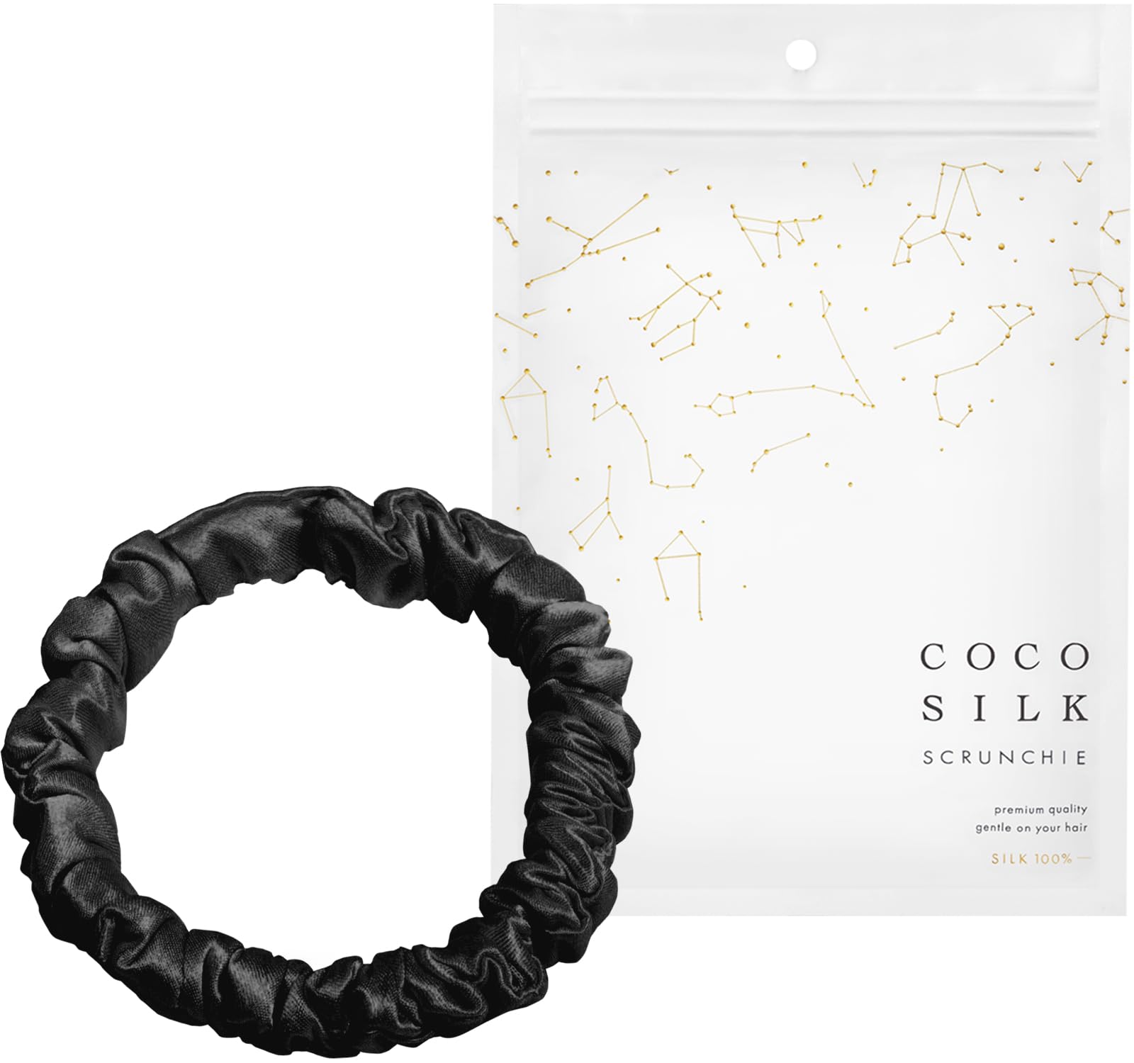 Amazon | [COCOSILK]シルク ヘアゴム 跡がつかない シルク100％ 髪ゴム