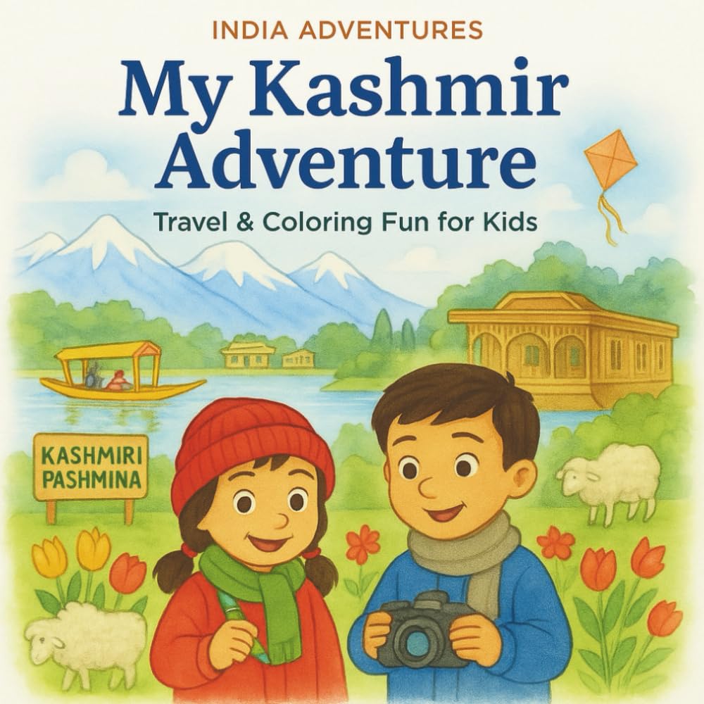 My Kashmir Adventure Travel and Coloring Fun for Kids: A Fun Travel Coloring Adventure Through the Beautiful Kashmir Valley! (My India Adventure: Travel & Coloring Series for Kids)