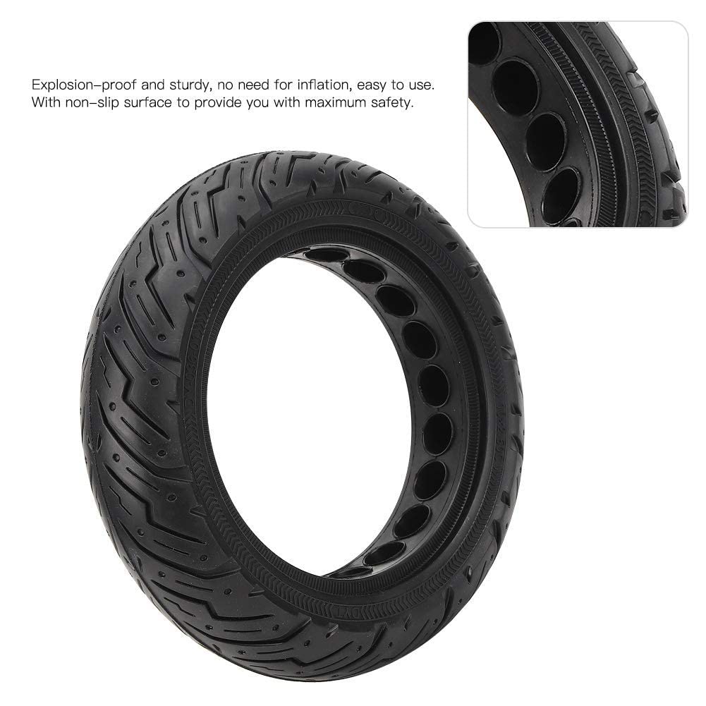 Pneumatico Solido per Scooter Elettrico 10x2,50 Pneumatico Antisdrucciolo per Monopattino Elettrico Scooter -G30 Sostituisci
