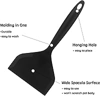 Vista 3 de Juego de espátulas y cepillos de silicona, antiadherentes para cocinar, girador flexible y cepillo de repostería de silicona, perfecto para cocinar