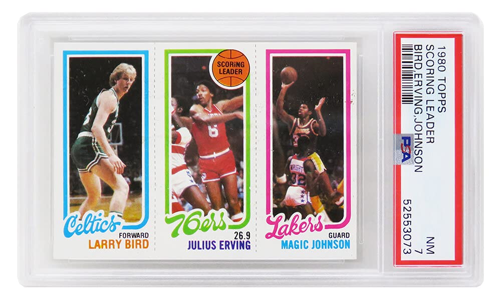 Amazon.com: Larry Bird, Magic Johnson & Julius Erving 1980