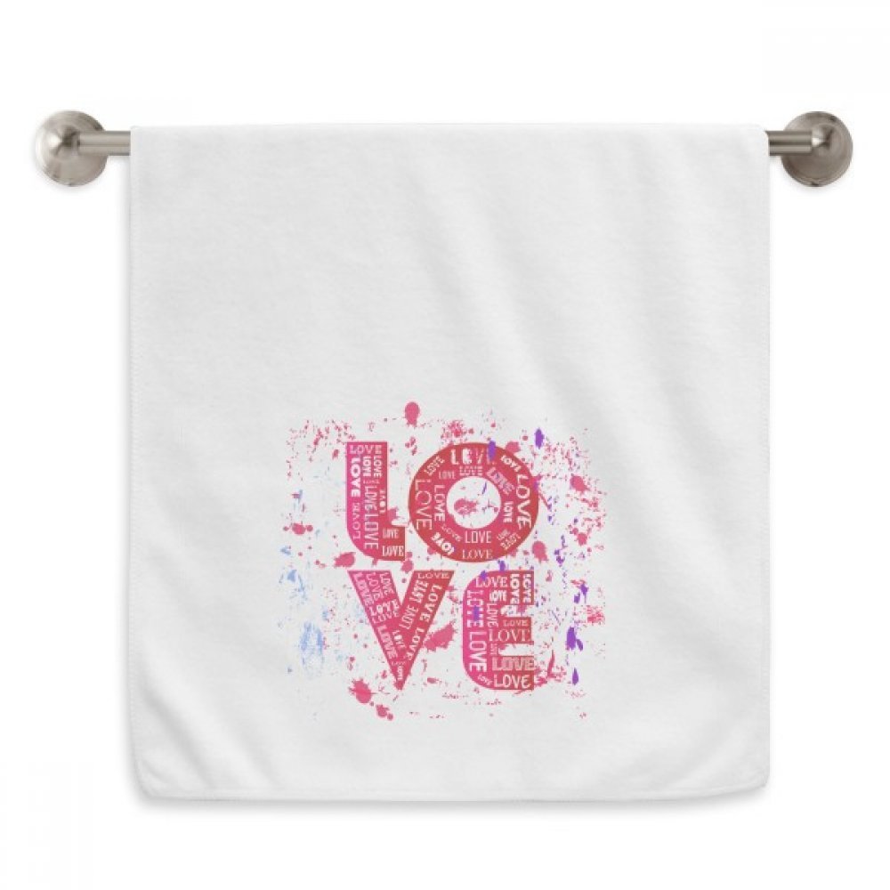Peinture Diadème Serviettes St Valentin Amour Rose cadeau romantique blanc