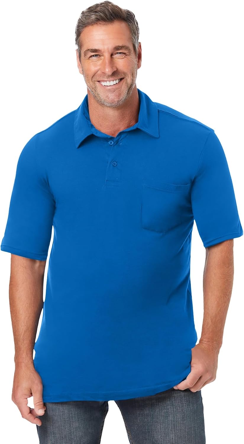 KingSize Men's Big & Tall Tall Ultra-Lightweight Polo