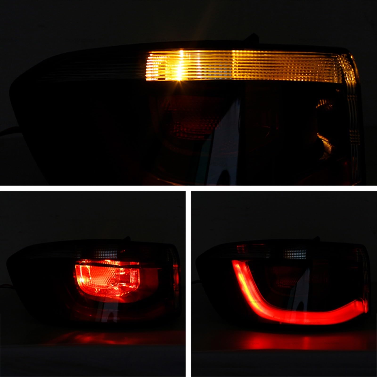 Voiture Arrière Gauche Droite Feu Clignotant Feux Frein Lampe D'avertissement Pour Jeep Pour Boussole 2017 2018 2019(Outer Right)