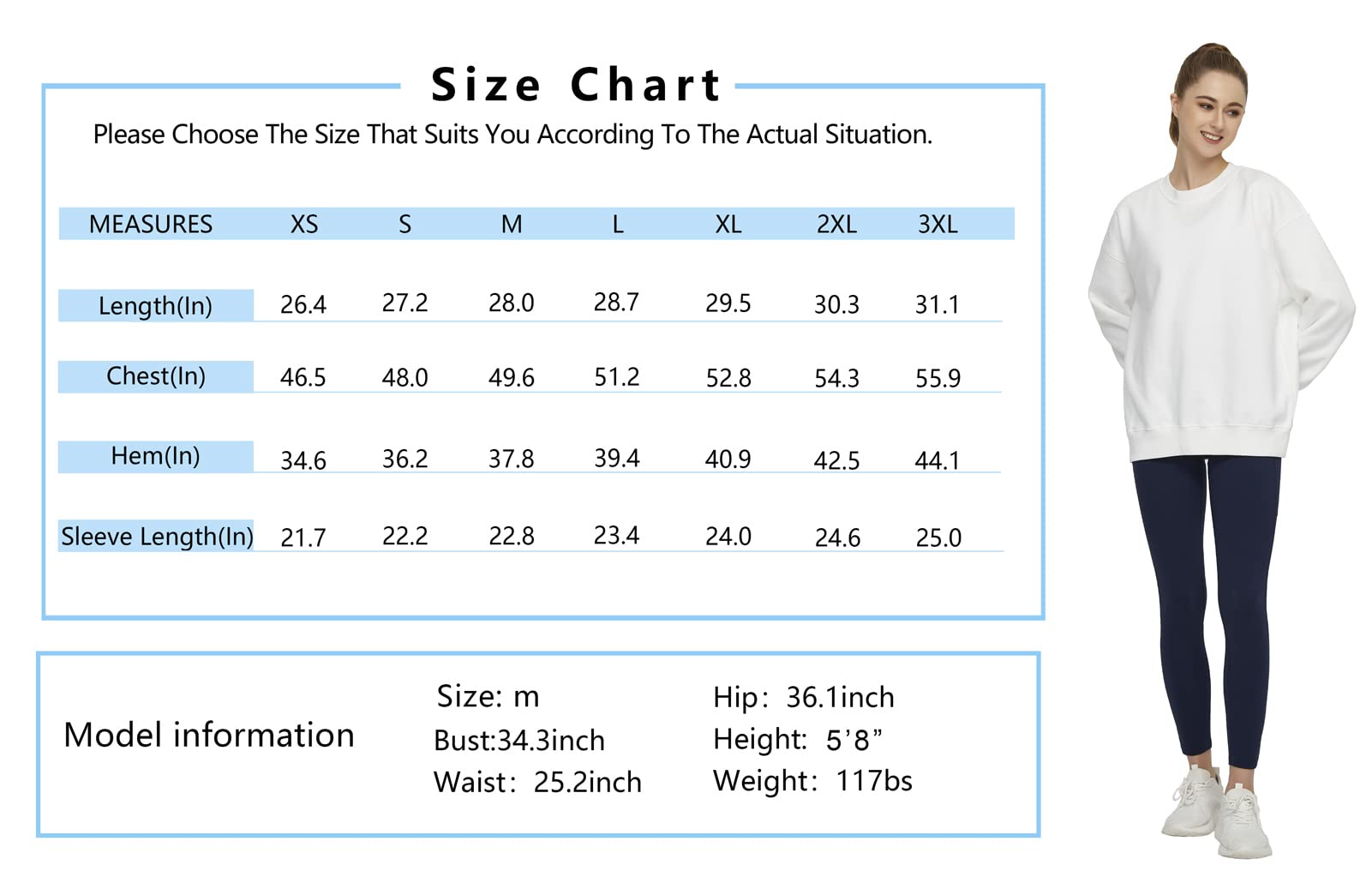THE GYM PEOPLE Damska bluza polarowa z okrągłym dekoltem luźny krój miękka bluza oversize